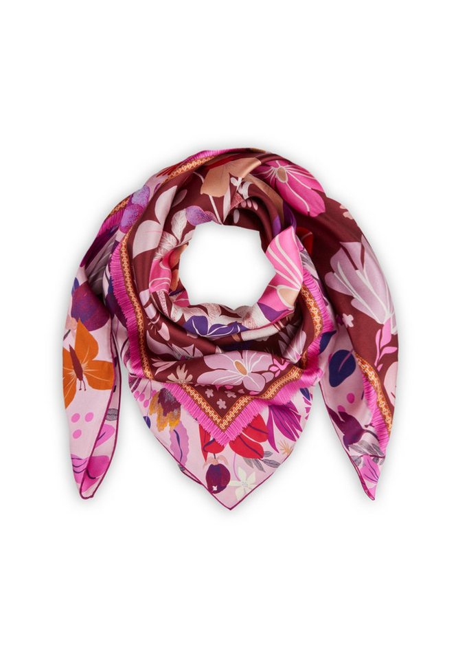 Codello Seidentuch Codello Seidentuch mit Blumenmuster, Beidseitig tragbar von Codello