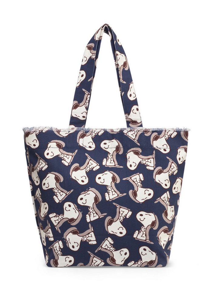 Codello Shopper Codello Peanuts Shopper mit Snoopy-Muster, Fröhlicher Snoopy-Allover-Print von Codello