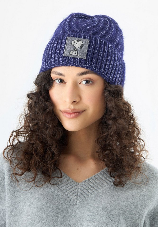 Codello Strickmütze (1-St) Mit Snoopy-Patch von Codello