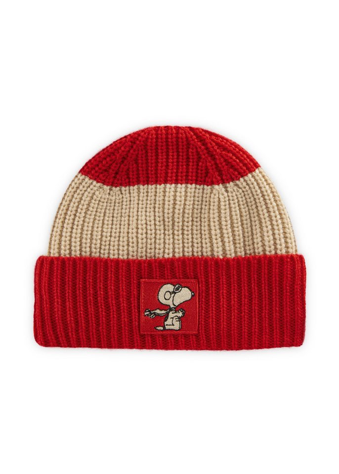 Codello Strickmütze Codello Peanuts Mütze mit Snoopy-Patch Peanuts Snoopy-Patch Codello Strickmütze Codello Peanuts Mütze mit Snoopy-Patch Peanuts Snoopy-Patch von Codello