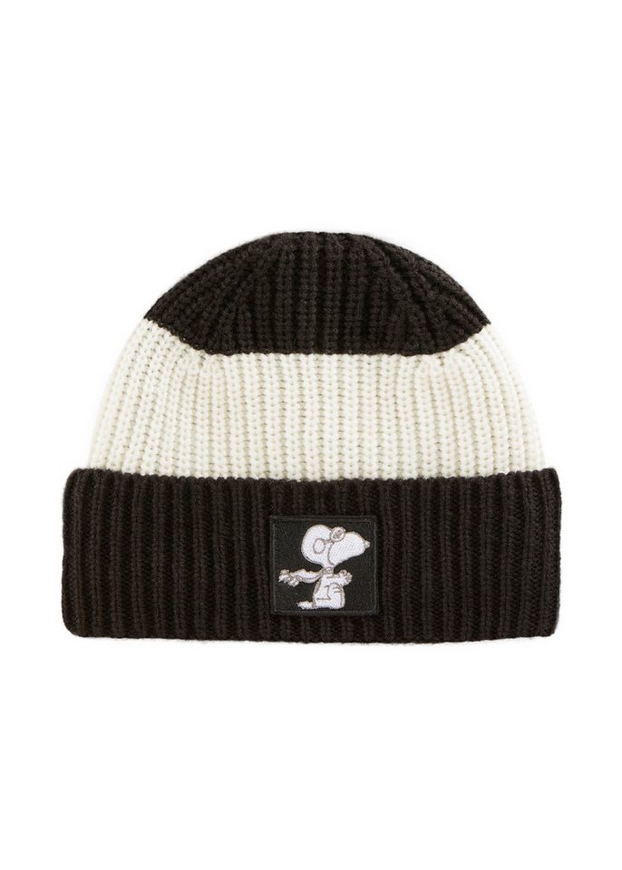 Codello Strickmütze Codello Peanuts Mütze mit Snoopy-Patch Peanuts Snoopy-Patch Codello Strickmütze Codello Peanuts Mütze mit Snoopy-Patch Peanuts Snoopy-Patch von Codello