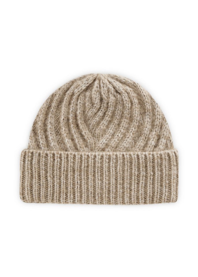 Codello Strickmütze Codello kuschelige Mütze aus Grobstrick Logo-Patch von Codello