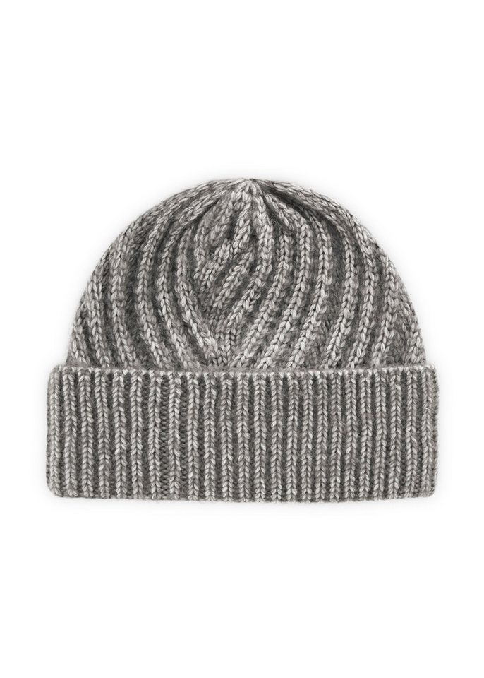 Codello Strickmütze Codello kuschelige Mütze aus Grobstrick Logo-Patch von Codello