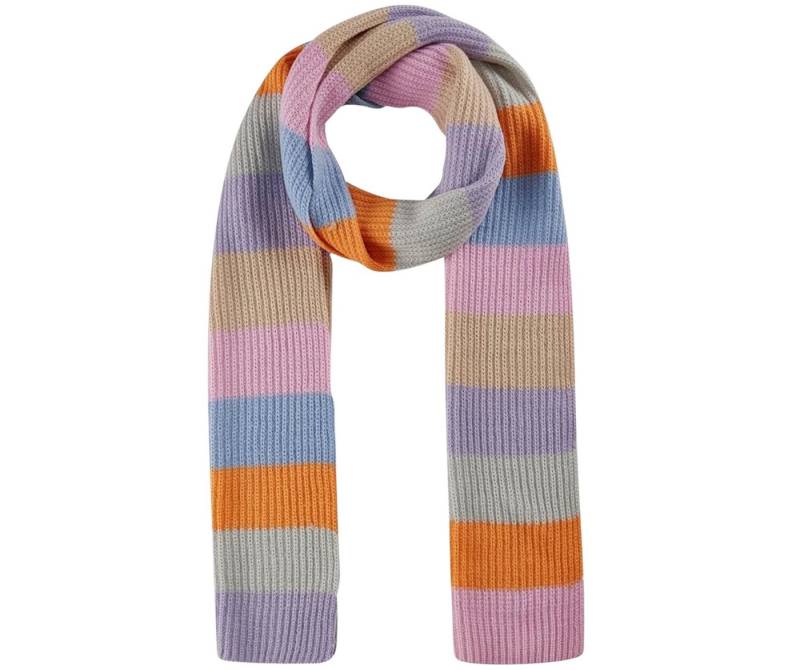 Codello Strickschal Codello Schal in weicher Wollmischung aus gestreiftem Rippenstrick, Farbenfrohes Streifenmuster von Codello