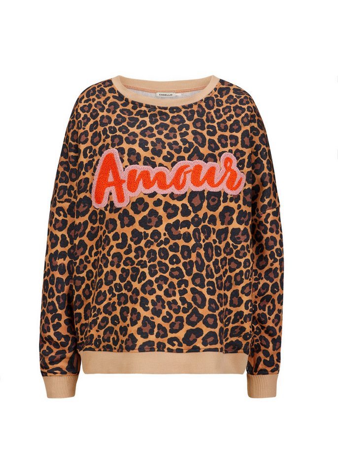 Codello Sweatshirt Codello Sweatshirt LEO ALLOVER AMOUR von Codello