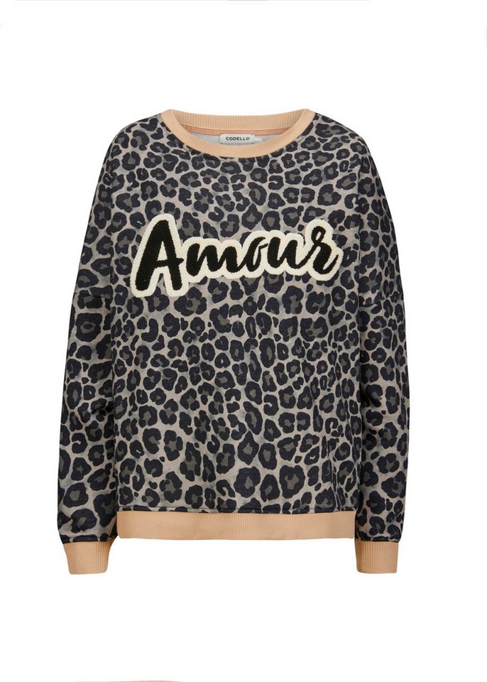 Codello Sweatshirt Codello Sweatshirt LEO ALLOVER AMOUR von Codello