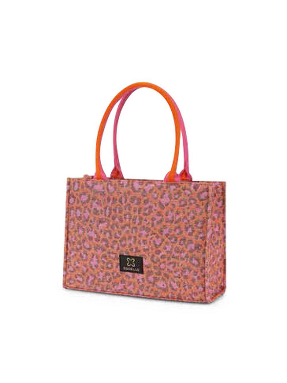 Codello Tasche Damen Baumwolle bedruckt, orange von Codello