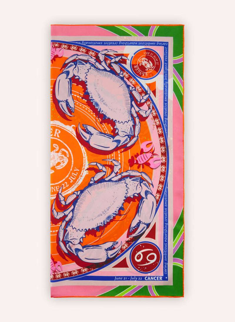 Codello Tuch Sternzeichen Krebs orange von Codello