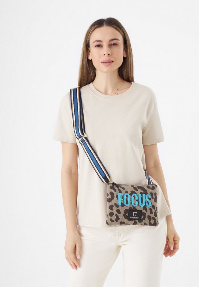 Codello Umhängetasche, mit Leomuster von Codello