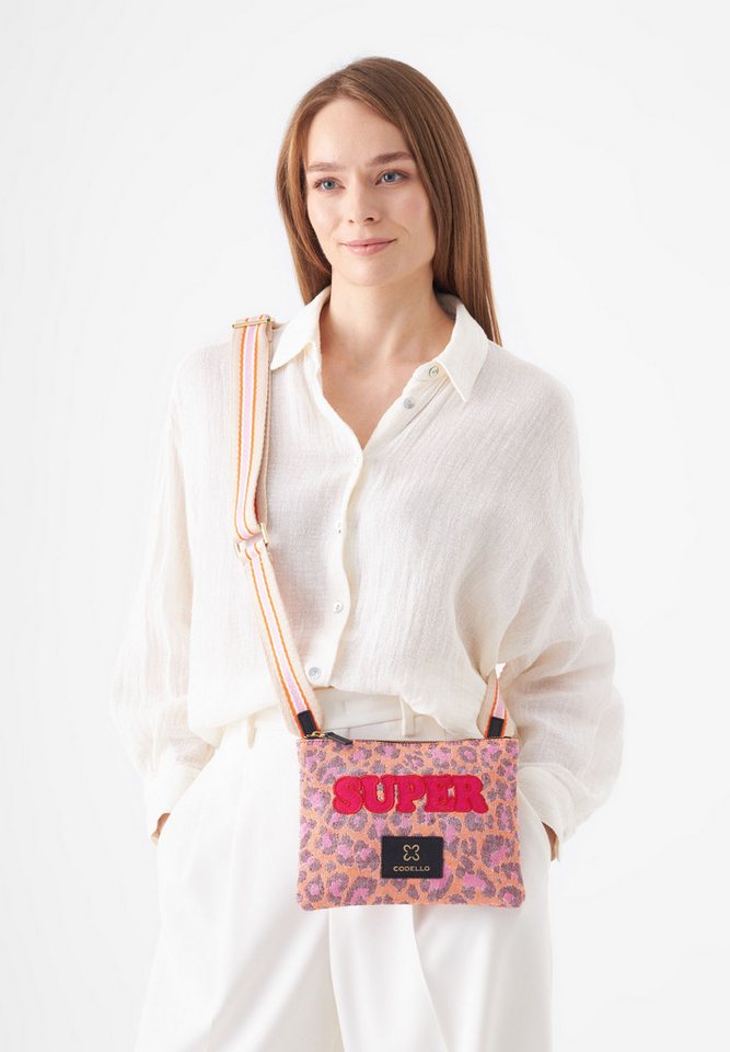 Codello Umhängetasche, mit Leomuster von Codello