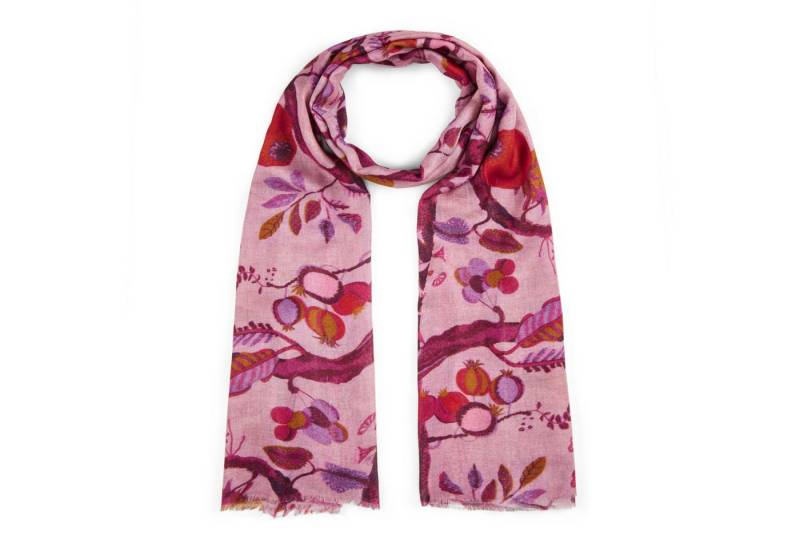 Codello Wollschal Premium Schal aus Wollmischung mit Baumprint von Codello