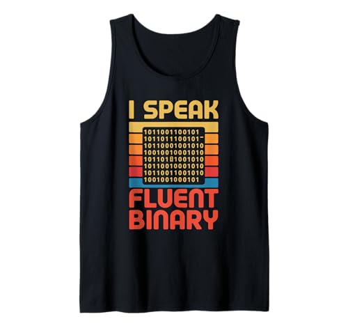 I Speak Fluent Binary Retro Code Binary Coding Geeks für Männer Tank Top I Speak Fluent Binary Retro Code Binary Coding Geeks für Männer Tank Top von Coder Computer Geek Programmer Programming Geeks