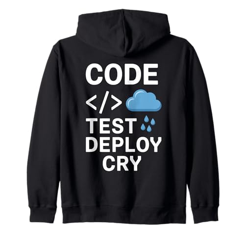 Codetest Deploy Cry Pun Programming Code for Men Coding Kapuzenjacke Codetest Deploy Cry Pun Programming Code for Men Coding Kapuzenjacke von Coder Geeks Binary Coding Coding Computer Geek