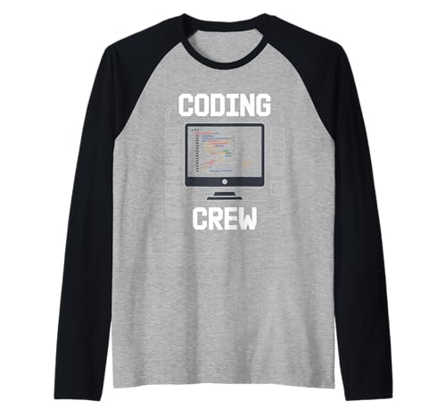 Coding Crew Pun Programmierer Binary Coding Geeks für Männer Raglan Coding Crew Pun Programmierer Binary Coding Geeks für Männer Raglan von Coding Coder Programming Geeks Computer Geek