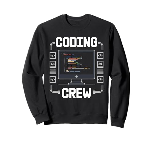 Coding Crew Pun Programmierer Binary Coding Geeks für Männer Sweatshirt Coding Crew Pun Programmierer Binary Coding Geeks für Männer Sweatshirt von Coding Coder Programming Geeks Computer Geek