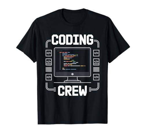 Coding Crew Pun Programmierer Binary Coding Geeks für Männer T-Shirt Coding Crew Pun Programmierer Binary Coding Geeks für Männer T-Shirt von Coding Coder Programming Geeks Computer Geek