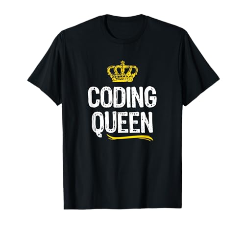 Coding Queen Women Girls Coder Funny Cool Cute Gift T-Shirt Coding Queen Women Girls Coder Funny Cool Cute Gift T-Shirt von Coding Queen Gift