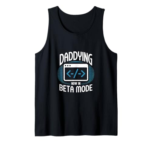 Herren Daddy Programmer jetzt im Beta-Modus Neuheit Funny Dad Father's Tank Top Herren Daddy Programmer jetzt im Beta-Modus Neuheit Funny Dad Father's Tank Top von CodingDad