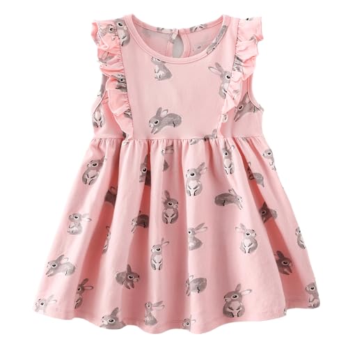 Codkkre Mädchen Kleider Kaninchen Ostern Geschenke Kleid Prinzessin Sommer Party Festlich Kleid 92 von Codkkre