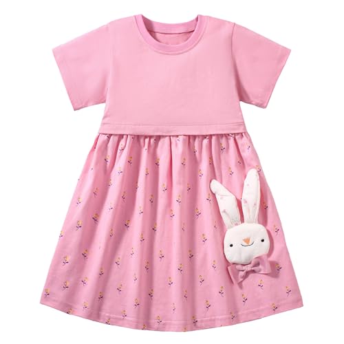 Codkkre Mädchen Kleider Ostern Geschenke Kleid Prinzessin Sommer Party Festlich Kleid 122 von Codkkre