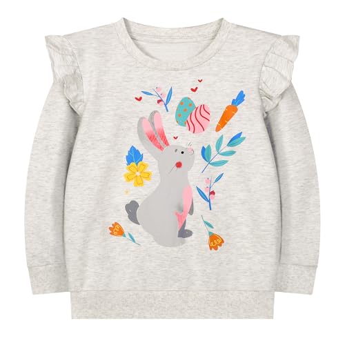 Codkkre Sweatshirt Mädchen Pullover für Kinder Süß Cartoon Sweater Mädchen Langarmshirts aus Baumwolle Alter 2-10 Jahre, 92, Stil 13 von Codkkre
