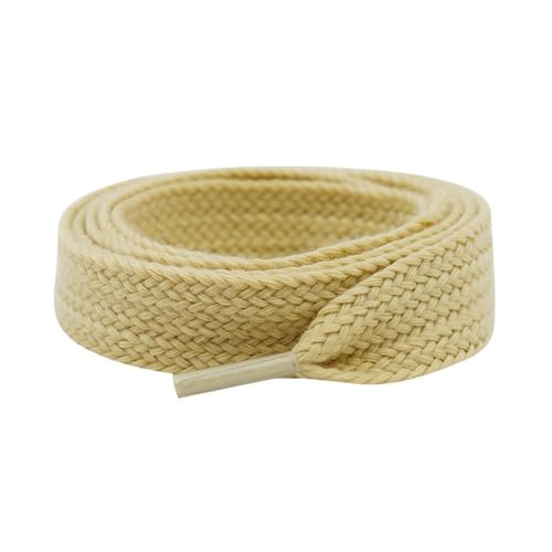 Codulu Gewebte Schnürsenkel, flache Schnürsenkel, 2 cm breit, Ersatz-Schuhringe für Wowen Man Sneaker, Sportstiefel, Freizeitschuhe, 180 cm, hellgelb, 180cm Codulu Gewebte Schnürsenkel, flache Schnürsenkel, 2 cm breit, Ersatz-Schuhringe für Wowen Man Sneaker, Sportstiefel, Freizeitschuhe, 180 cm, hellgelb, 180cm von Codulu