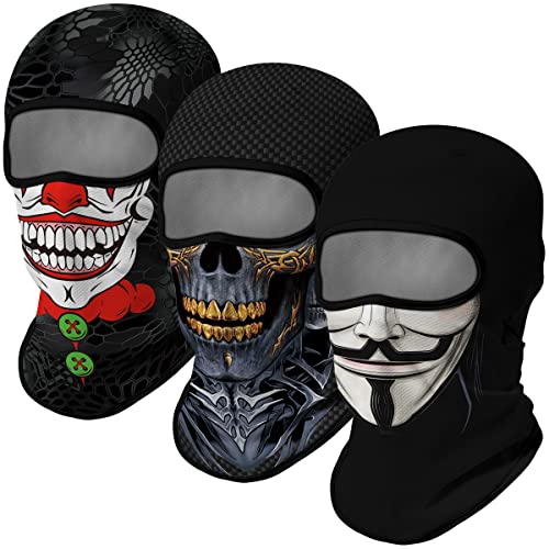 Cody Lundin Anime Balaclava Maskensets Halloween Weihnachten Cosplay Vollgesichtsmaske und Outdoor-Aktivitäten Kopfbedeckung 3er-Pack Cody Lundin Anime Balaclava Maskensets Halloween Weihnachten Cosplay Vollgesichtsmaske und Outdoor-Aktivitäten Kopfbedeckung 3er-Pack von Cody Lundin