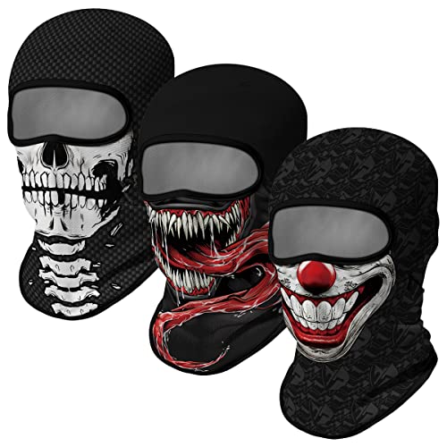 Cody Lundin Anime Balaclava Maskensets Halloween Weihnachten Cosplay Vollgesichtsmaske und Outdoor-Aktivitäten Kopfbedeckung 3er-Pack Cody Lundin Anime Balaclava Maskensets Halloween Weihnachten Cosplay Vollgesichtsmaske und Outdoor-Aktivitäten Kopfbedeckung 3er-Pack von Cody Lundin