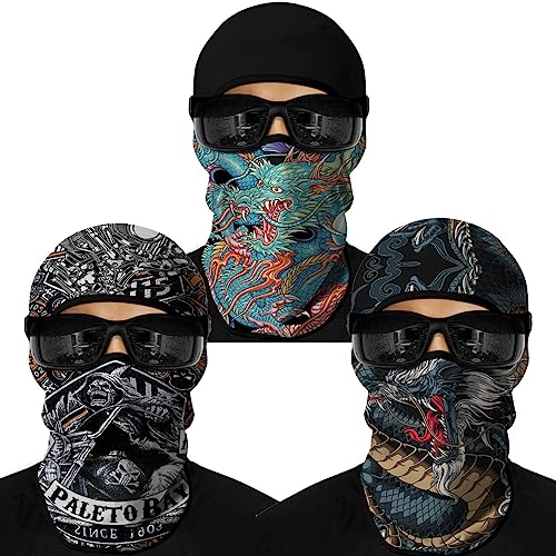 Cody Lundin Anime Balaclava Maskensets Halloween Weihnachten Cosplay Vollgesichtsmaske und Outdoor-Aktivitäten Kopfbedeckung 3er-Pack Cody Lundin Anime Balaclava Maskensets Halloween Weihnachten Cosplay Vollgesichtsmaske und Outdoor-Aktivitäten Kopfbedeckung 3er-Pack von Cody Lundin