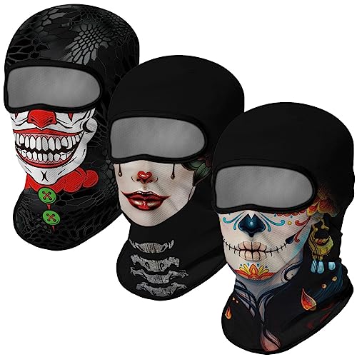 Cody Lundin Anime Balaclava Maskensets Halloween Weihnachten Cosplay Vollgesichtsmaske und Outdoor-Aktivitäten Kopfbedeckung 3er-Pack Cody Lundin Anime Balaclava Maskensets Halloween Weihnachten Cosplay Vollgesichtsmaske und Outdoor-Aktivitäten Kopfbedeckung 3er-Pack von Cody Lundin