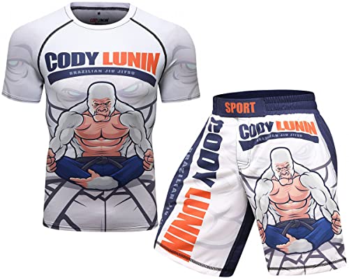 Cody Lundin Herren Kurz T-Shirt und Trainingsshorts Anzug 3D Gedruckt Muster Leicht Casual Bequem Outdoor Slim Fit Modestil, Stil B, L Cody Lundin Herren Kurz T-Shirt und Trainingsshorts Anzug 3D Gedruckt Muster Leicht Casual Bequem Outdoor Slim Fit Modestil, Stil B, L von Cody Lundin
