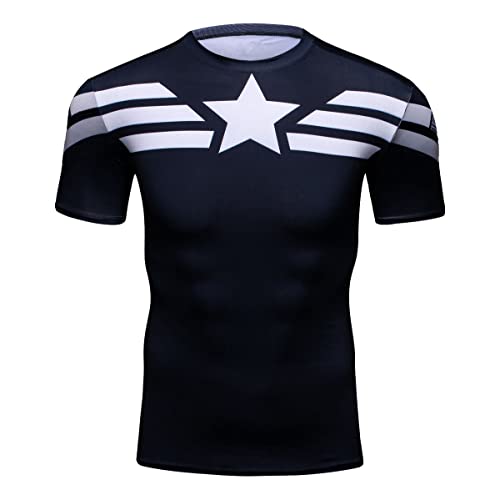 Cody Lundin Herren Mode Amerika führend Logo Runing Übung Hemd Fitness Sport Short Sleeve von Cody Lundin