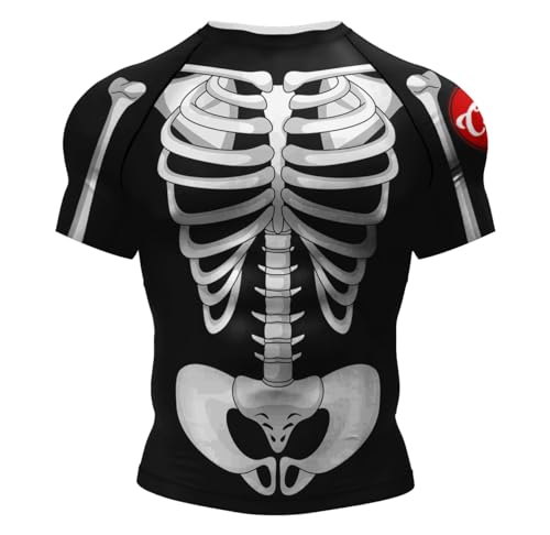 Cody Lundin Kurzärmeliges Herren-Shirt, 3D-Druck, Kompressions-Sport-T-Shirt, fantastisches Sport-Sweatshirt, skelett, L Cody Lundin Kurzärmeliges Herren-Shirt, 3D-Druck, Kompressions-Sport-T-Shirt, fantastisches Sport-Sweatshirt, skelett, L von Cody Lundin