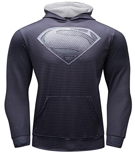 Cody Lundin Sport Hoodie für Herren Super Hero Kapuzenpullover Jacke für Fitness Herren Kapuze Männer Sweatshirts Hoody Outwear Hoody Männer Sport Hoodie (Color-a, XL) von Cody Lundin