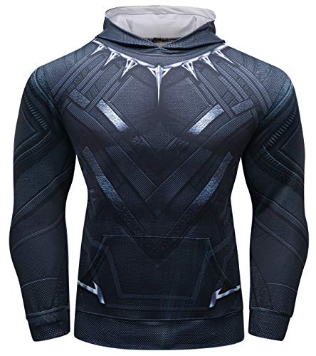 Cody Lundin Sport Hoodie für Herren Super Hero Kapuzenpullover Jacke für Fitness Herren Kapuze Männer Sweatshirts Hoody Outwear Hoody Männer Sport Hoodie (Color-b, M) von Cody Lundin