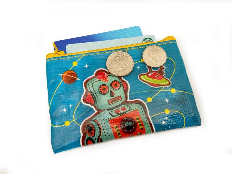 Ufo - Recycelbare Kleine Taschen Für Kreditkarten Und Personalausweis Leicht | Nur 2 Unzen Reisegröße, Mehrzwecktasche Ufo - Recycelbare Kleine Taschen Für Kreditkarten Und Personalausweis Leicht | Nur 2 Unzen Reisegröße, Mehrzwecktasche von CoelacanthGifts