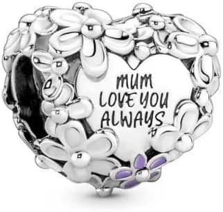 Coelho Fashion Jewerly Anhänger S Charms für Pandora Armbänder Weihnachten DIY Perlen Geburtstag Schmuck Geschenk für Frauen, 863200206 von Coelho