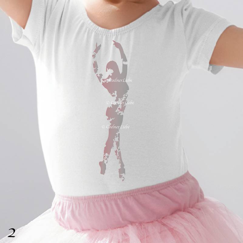 Bügelbild Ballett Tänzerin Nr. 2 Grunge Look Bügelbild Ballett Tänzerin Nr. 2 Grunge Look von CoelnerLiebe