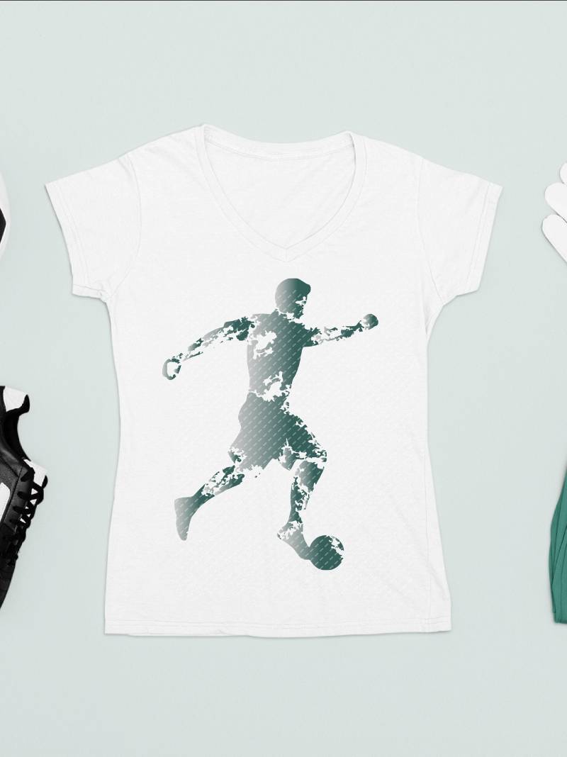 Bügelbild Fussballer, Design Nr. 2 von CoelnerLiebe