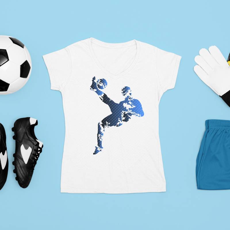 Bügelbild Fussballer, Design Nr. 3 von CoelnerLiebe