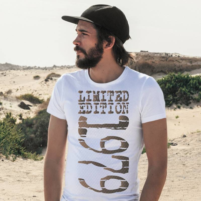 Bügelbild Geburtstag Limited Edition, Blocks, A4, Individualisierbar von CoelnerLiebe