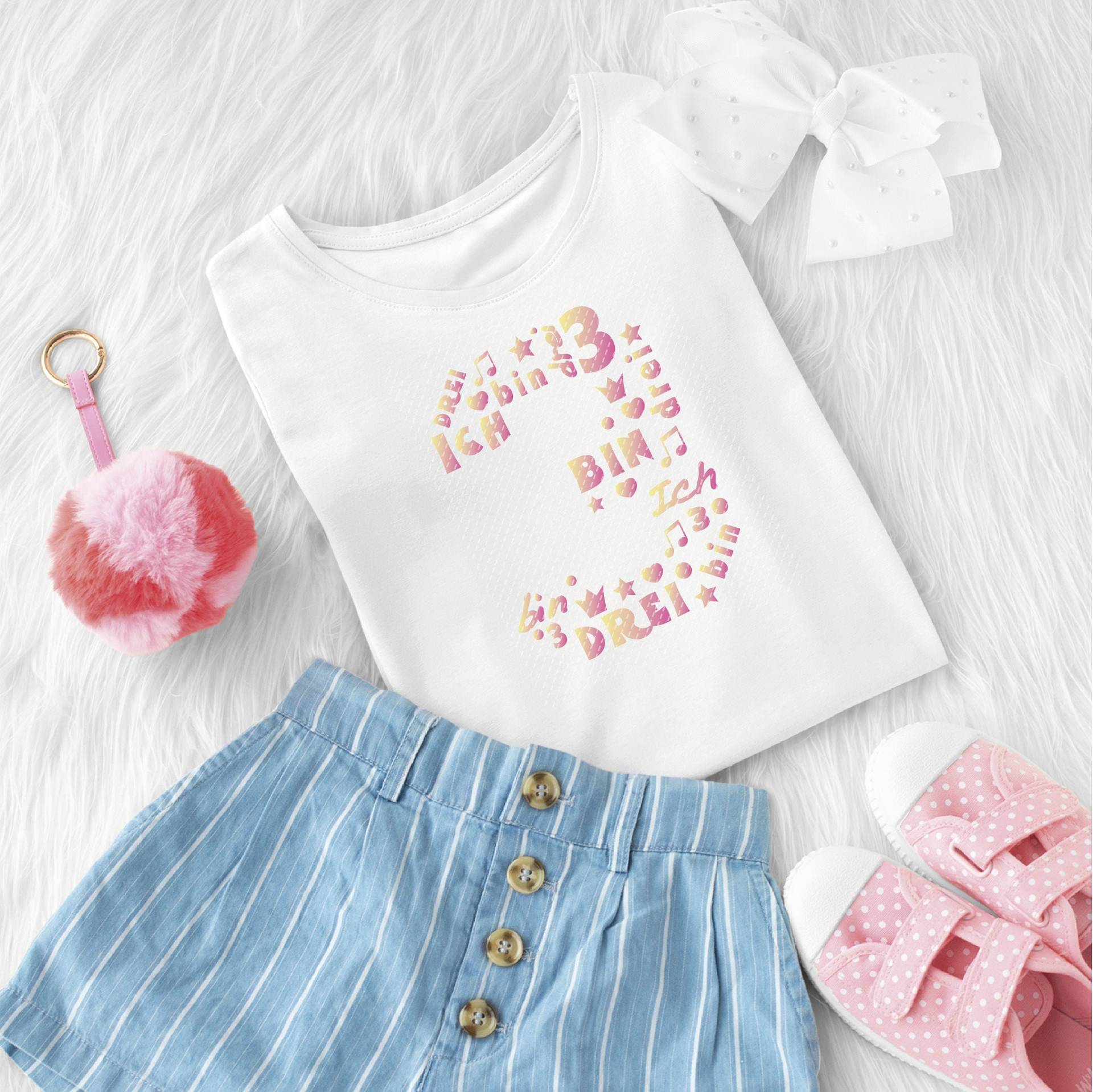 Bügelbild Zahl, Zusammengesetzt Aus Motiven, Individualisiertes Geburtstagsshirt Bügelbild Zahl, Zusammengesetzt Aus Motiven, Individualisiertes Geburtstagsshirt von CoelnerLiebe