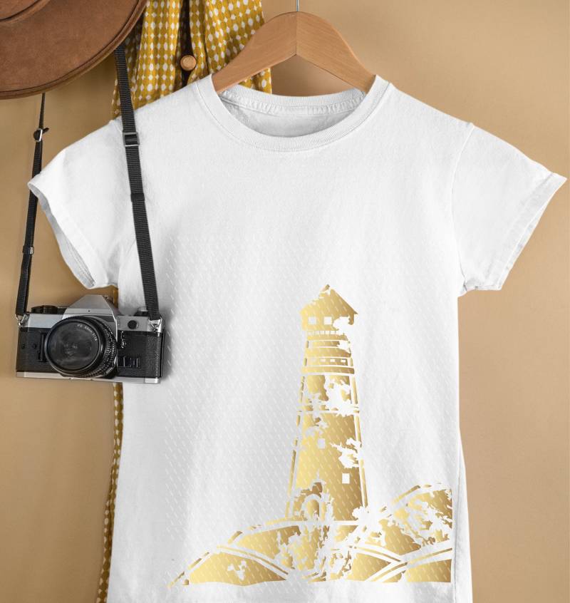 Maritimes Bügelbild Leuchtturm, Grunge Look, Shabby Maritimes Bügelbild Leuchtturm, Grunge Look, Shabby von CoelnerLiebe