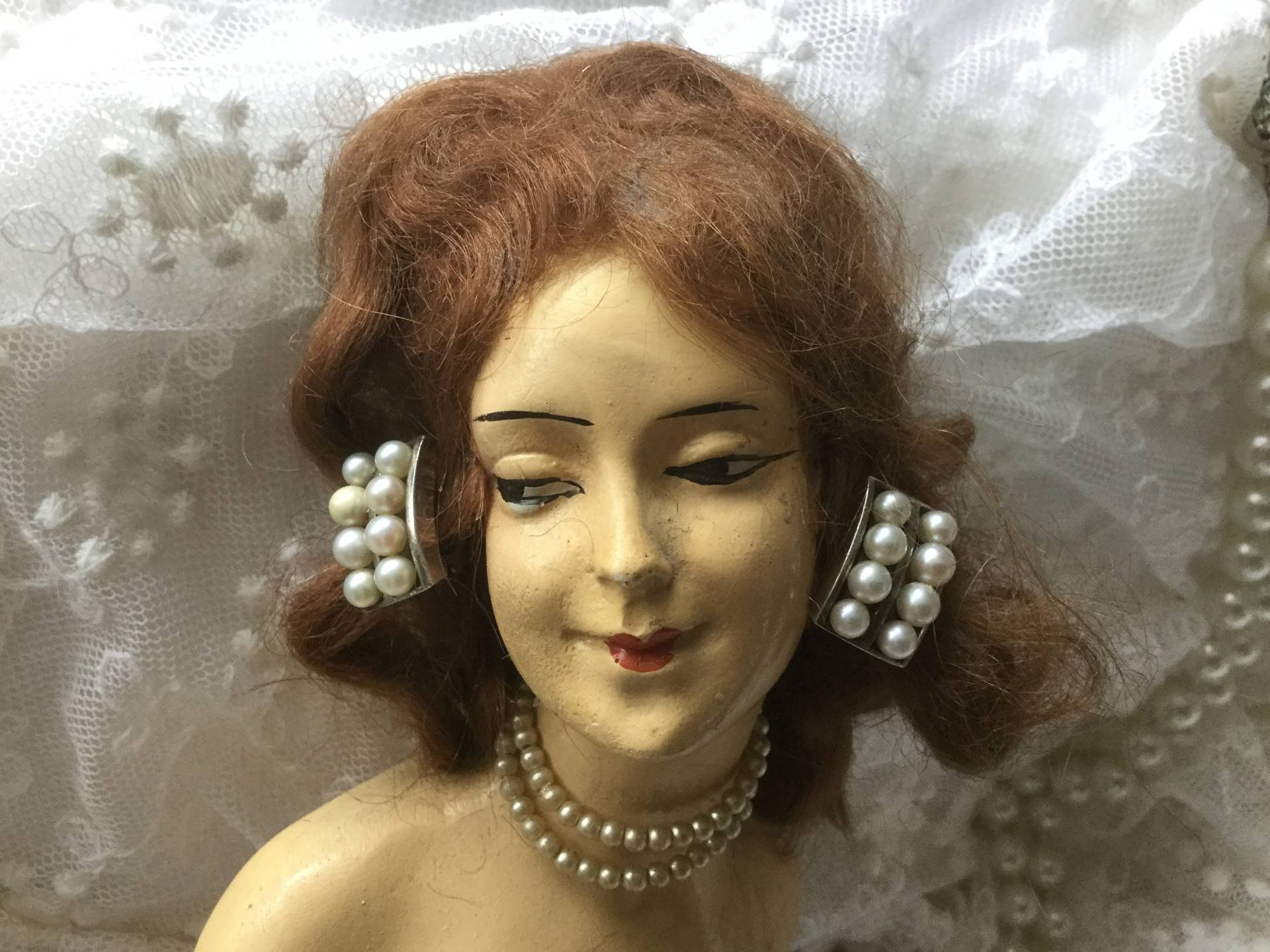 Ohrring Earing Ohrclips Flußperlen Saatperlen Silber 800 Ohrmanschette Art Déco Valentinstag Edwardian Style Muttertag Ohrring Earing Ohrclips Flußperlen Saatperlen Silber 800 Ohrmanschette Art Déco Valentinstag Edwardian Style Muttertag von CoeursDeCaschel