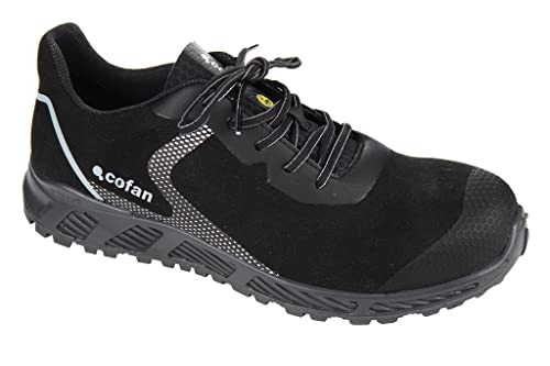 Cofan Unisex Erwachsene Zapato Deportivo | Seguridad Modelo Ligero | Disponibles En Varias Tallas | Diseño Moderno (Numeric Sportschuh S-3 Modell Wings Ultra-leicht, Größe 47, Schwarz von Cofan
