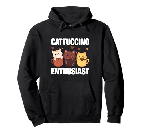 Kaffeekatzen-Design, niedliche Grafik für Katzenliebhaber, Frauen Pullover Hoodie Kaffeekatzen-Design, niedliche Grafik für Katzenliebhaber, Frauen Pullover Hoodie von Coffee Cat Designs for Men Women Cat Lover