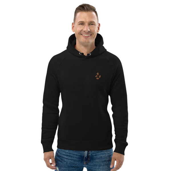 Coffee Fashion Coffee Beans | Bestickter Bio Baumwoll Hoodie von Coffee Fashion