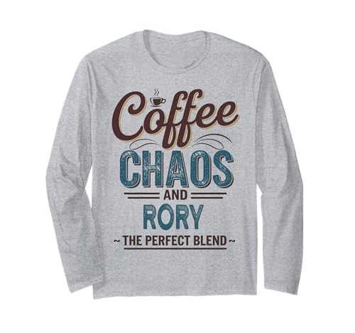 Rory Personalisierte süße Kaffee Mädchen Rory Name Langarmshirt Rory Personalisierte süße Kaffee Mädchen Rory Name Langarmshirt von Coffee Gift For Women Gift For RORY