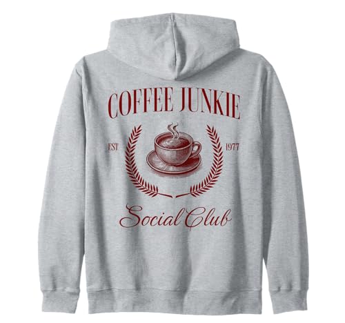 Coffee Junkie Social Club Women Kapuzenjacke von Coffee Junkie Wear