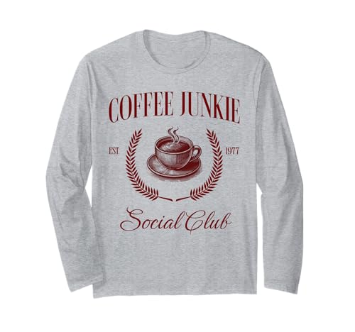 Coffee Junkie Social Club Women Langarmshirt von Coffee Junkie Wear